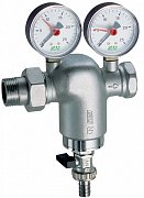 Фильтр FAR промывной 1"НР-ВР, с манометром, 300мкм, Max: 95 °C, 25 бар