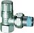 Вентиль запорный FAR угловой 3/4" ВР