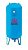 Бак расширительный мембранный Gekon для водоснабжения WAV1000, 1000 л., вертикальный