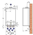 Котел газовый DeDietrich ZENA MS 24 MI настенный двухконтурный 24 кВт с ОК сгор.(CZB46224352-)