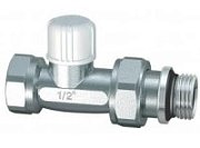 Вентиль запорный FAR прямой 1/2" ВР,  EPDM (counterpart FV 1400 12)