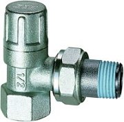 Вентиль запорный FAR угловой 1" ВР