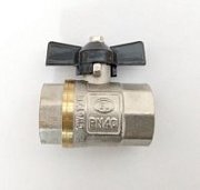 Кран шаровой Comfort (ручка-бабочка) 3/4" внутренняя - внутренняя резьба EU.SD8003034 34 (Арт.:EU.SD