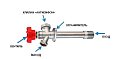 Незамерзающий кран Unipump WF-2106 (длина-500 мм)