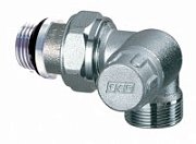Вентиль запорный FAR трехосевой правосторонний 1/2" М24х19, EPDM