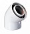 Коаксиальный отвод Baxi 45 диам.60/100 (Арт.:KHG 71410161)