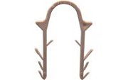 ФИКСАТОР ДЛЯ СТЕПЛЕРА Uponor TACKER  СТАНДАРТНЫЙ ДЛЯ ТРУБ 14-20ММ H=40MM '1000У