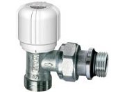 Вентиль терморегулирующий FAR угловой с преднастройкой, 1/2"М24х19, с EPDM