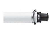 Коаксиальная труба Baxi 60/100 мм, с наконечником, HT 750 мм (Арт.:KHG 71405961)