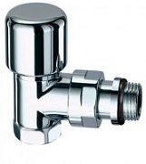 Вентиль термостатический topFAR 1/2" ВР угловой, EPDM, цвет-серебро