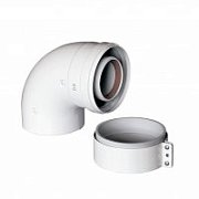 Коаксиальный отвод Baxi 90 (Арт.:KHG 71410141) диаметр 60/100 мм