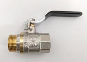 Кран шаровой Euros Comfort (ручка - усиленный рычаг) 3/4" ВР-НР EU.SD8002034 34 
