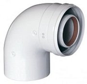 Коаксиальный отвод Baxi 90 ,без муфты диам.60/100(Арт.:KHG 71410151)