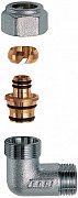 Угольник FAR 1/2"НР с концовкой для м/п труб 16x2