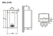 Котел газовый DeDietrich ZENA PLUS MSL 24 MI настенный двухконтурный 24 кВт с ОК сгор.(7116254--)