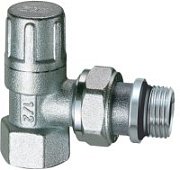 Вентиль запорный FAR угловой 1/2 ВР, EPDM