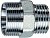 Переходник хромированный FAR 3/4"НР - М24х19