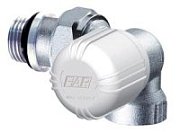 Вентиль трёхосевой терморегулирующий FAR правосторонний 1/2" ВР, EPDM