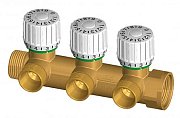 Коллектор FAR балансировочный с преднастройкой, 1", отв. 2шт.М24х19