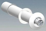 Горизонтальное окончание De Dietrich Ø 80/125 мм длиной 730 мм (CX119)