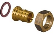 Штуцер Uponor Q&E С НАКИДНОЙ ГАЙКОЙ 20-G3/4"НГ '50Ф