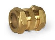Муфта Stahlmann соединительная обжимная латунная разъемная 15 EF 