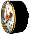 Манометр FAR 1/4" (торцевое соед.) , 0-4 бар, - 20-80 °C, O 63 мм