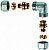 Угольник FAR 1/2" с двумя концовками для м/п труб 20х2