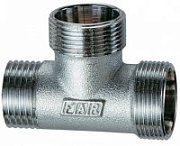 Тройник FAR 1/2"(НР)-М24х19-М24х19, хром.