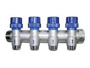 Коллектор FAR терморегулирующий 1" с 4 отв. М24х19