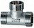 Тройник FAR 1/2"(НР)-М24х19-М24х19, хром.