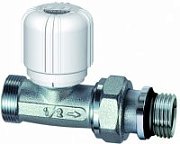 Вентиль терморегулирующий FAR прямой с преднастройкой, 1/2"М24х19, с EPDM