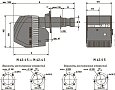 Горелка жидкотопливная DeDietrich M 42-4 S 465-765 кВт двухступенчатая (M42-4S)