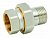 Фитинг прямой Eurosс накидной гайкой 1/2" ВР-НР (Арт.:EU.ST3046035 12)
